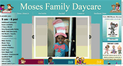 Desktop Screenshot of mosesfamilydaycare.com